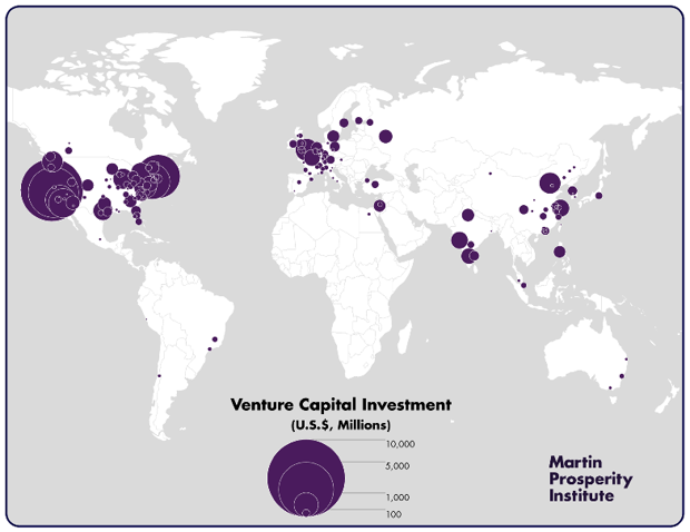 全球创业城市崛起报告: 北京上海进榜风险投资